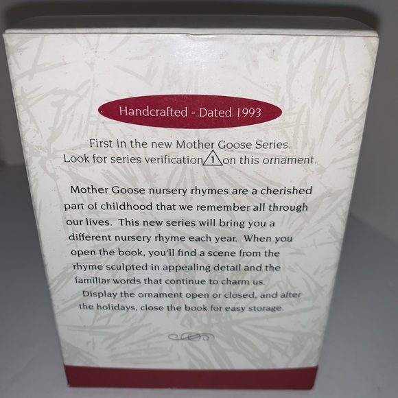 Vintage Hallmark Humpty Dumpty Mother Goose Book Series Christmas Ornament - Picture 12 of 12